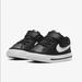 Nike Shoes | Nike Baby Sneakers Court Legacy Tdv Black Size 7c | Color: Black/White | Size: 7bb