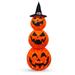 Joiedomi Three Pumpkins Lighted Display in Black/Orange | 60 H x 22 W x 22 D in | Wayfair 30733