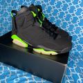 Nike Shoes | Nike Air Jordan 6 Men’s Size 9.5 Electric Green Retro Og Black Sneakers | Color: Black/Blue/Green/Red/White | Size: 9.5