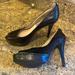 Michael Kors Shoes | Michael Kors Leather 4 Inch Black High Heels | Color: Black | Size: 6.5