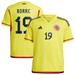 Youth adidas Rafael Borré Yellow Colombia National Team 2022/23 Home Replica Player Jersey