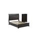 Red Barrel Studio® Cordova 2 Piece Bedroom Set w/ Drawers In Wire Brushed Walnut Finish w/ Bed, Chest Wood in Brown | 55 H x 63 W x 86 D in | Wayfair