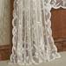 Summerfield Lace Curtain Panel Ecru, 56 x 63, Ecru