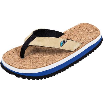 Zehentrenner F2 "BEACH SLIPPER Men&Woman" Gr. 38, blau, Schuhe, 38/39, Synthetik