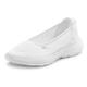 Sneaker LASCANA Gr. 42, weiß Damen Schuhe Sneaker mit Ketten-Element, Slipper, Ballerina, Halbschuhe VEGAN