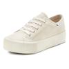 Sneaker LASCANA, Damen, Gr. 39, beige, Obermaterial: 100% Textilmaterial. Futter: 100% Textilmaterial. Decksohle: 100% Textilmaterial. Laufsohle: 100% Synthetik, unifarben, casual, Schuhe Plateausneaker, Schnürhalbschuh, Freizeitschuh aus Textil mit...
