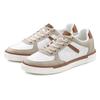 Sneaker AUTHENTIC LE JOGGER, Herren, Gr. 41, gelb (weiß, camelfarben), Obermaterial: 100% Lederimitat. Futter: 100% Textilmaterial. Decksohle: 100% Textilmaterial. Laufsohle: 100% Synthetik, mehrfarbig, sportlich, Schuhe, Schnürhalbschuh,...