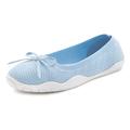 Sneaker Ballerinas LASCANA Gr. 38, blau (hellblau) Damen Schuhe Ballerinas