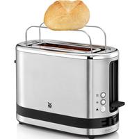 WMF Toaster KÜCHENminis, silber (cromargan matt), B:25,4cm H:17,1cm T:11,5cm, Toaster