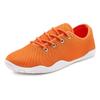 Sneaker LASCANA, Damen, Gr. 41, orange, Obermaterial: 100% Textilmaterial. Decksohle: 100% Textilmaterial. Laufsohle: 100% Synthetik, unifarben, casual, Schuhe, mit ultraflache Sohle, superleicht, Schnürhalbschuhe, Unisex VEGAN