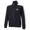 Sweatjacke PUMA "Classics T7 Trainingsjacke Kinder" Gr. 140, schwarz (black) Kinder Sweatjacken