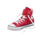 Sneaker CONVERSE "Chuck Taylor All Star Hi" Gr. 37, rot (tomato) Schuhe Canvassneaker Damenschuh Freizeitschuh Herrenschuh Skaterschuh Sneaker Leinenboots