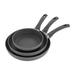 Ballarini Modena Forged Aluminum 3-Pc Nonstick Fry Pan Set Non Stick/Aluminum in Black/Gray | 14.2 H in | Wayfair 75002-755