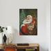 East Urban Home 'Santa Claus' Painting Print on Canvas, Cotton in Brown/Green | 26 H x 18 W in | Wayfair ESUR3092 37325499