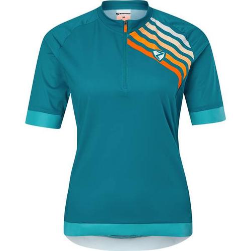 ZIENER Damen Fahrradtrikot NARIA lady (tricot), Größe 40 in Blau