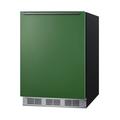 Summit Appliance 5.5 Cubic Feet cu. ft. Mini Fridge Metal in Green | 32.13 H x 23.63 W x 24.5 D in | Wayfair BAR631BKGADA