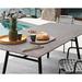 Connubia Yo Outdoor Dining Table w/ Aluminum Legs in Black | 29.63 H x 63 W x 35.5 D in | Wayfair CB481204121C01501500000