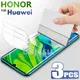 3 pièces Hydrogel On the protections d'écran pour Honor 10 Lite 10i 8x 20 9x 50 60 70 Pro ecran