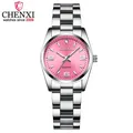 CHENghts-Montres à cadran rose pour femmes montre à quartz de haute qualité montres-bracelets en