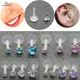 Zcomprend on Labret Piercing Jewelry Acrylique Antarcing Stud Earring Tragus Helix Piercing