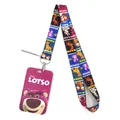 Porte-cartes de travail Toy Story Lotso Art Cartoon Anime Longes de mode ID de bus Nom