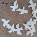 Confettis de petits pigeons blancs 12 pièces décorations pour table de mariage fête préChristophe