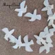 Confettis de petits pigeons blancs 12 pièces décorations pour table de mariage fête préChristophe