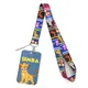 Discuting King Simba Art Cartoon Anime Lanyards Danemark ge Reel Bus ID Name Work Card Holder