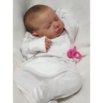 Poupée de bébé de taille nouveau-né de 49CM avec peinture Genesis peau 3D de haute qualité