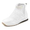 Winterstiefelette VIVANCE, Damen, Gr. 37, weiß, Obermaterial: 50% Lederimitat, 50% Nylon. Futter: 100% Textilmaterial. Decksohle: 100% Textilmaterial. Laufsohle: 100% Synthetik, unifarben, casual, Schuhe, in modischer Stepp-Optik, Ankle...