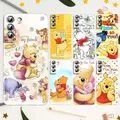 Coque de téléphone Disney Winnie l'ourson pour Samsung Galaxy housse transparente S23 S22 S21