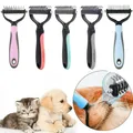 Peigne démêlant pour chiens et chats brosse démêlante pour poils longs et bouclés outil de