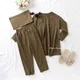 Ensemble de Vêtements en Coton pour Bébé Fille Veste Pantalon Glaçage Trempé 2-10 Ans 3