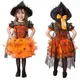 Robe d'Halloween pour Bébé Fille de 1 à 5 Ans Costume de ix Araignée Everak Barrage de Sorcière