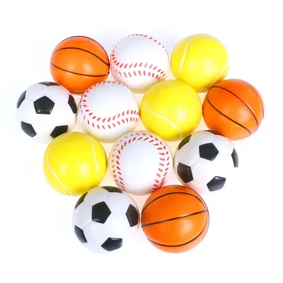 Ballons de Basket IkAntistress Souples en Mousse PU pour Enfant 6 Pièces 6.3cm