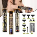 Tondeuse à cheveux de barbier électrique aste USB T9 rasoir professionnel pour hommes machine de