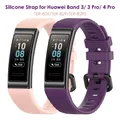 Bracelet de poignet en silicone pour Huawei Band 3 bande 4 Pro bandes de sport remplacement du