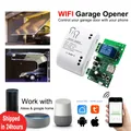 Ouvre-Garage de maison intelligente DC AC 12V 24 V 220V 10A commutateur de relais Wifi Tuya