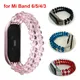 Bracelet habillé en perles de cristal pour femme bracelet Bling ata 7 bracelet Xiaomi Mi Band 3
