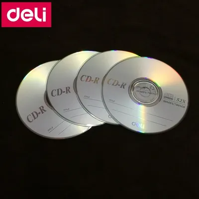 Deli – disque compact vierge enregistrable 3725 CD-R 700 mo/80min/52x CD-R une seule pièce 4