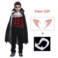 Costume de Vampire Gothique Victorien pour Enfant Noble Comte Dracula Costumes pour Garçons