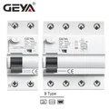 GEYA – disjoncteur de courant de terre pour Rail Din GYL9 TYPE B RCD RCCB courant continu 2 pôles