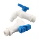 Valve de Robinet à Filetage Mâle en PVC 1 Pièce 1/2 3/4 Pouces Allergique à 16mm Souple 1/2