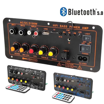 Amplificateur numérique Bluetooth 220 carte amplificateur caisson de basses amplificateurs de