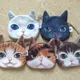 Mini porte-monnaie chat mignon pour filles portefeuille à fermeture éclair doux dessin animé sac