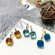 Boucles d'oreilles pendantes en cristal pour femmes pendentif style bonbon bijoux fantaisie haute