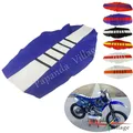 Blanc Bleu D343 Pit Bike deau bed Gripper Traction Seat Cover pour Yamaha YZ YZF WR YZ-X YZ-FX WRF