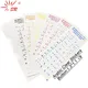 Autocollant transparent pour clavier et ordinateur portable 7 couleurs seulement arabe clair