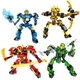 Kit de blocs de construction de figurines de robot Super Armor pour enfants Ninja Zane Lloyd
