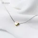 Modian – collier avec pendentif en forme de cœur pour femmes chaîne Simple couleur or argent